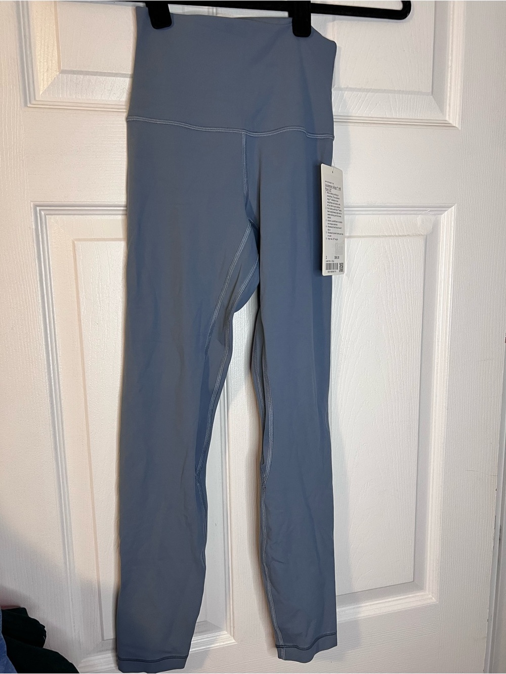 #816 NWT Lululemon Align High-Rise Pant 25” Steel Blue Sz 2 Nulu